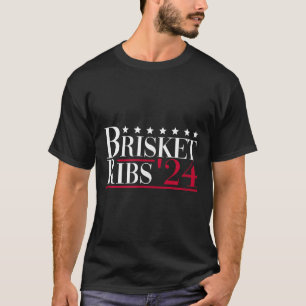 Camiseta Brisket Ribs 2024 - Funny Bbq Barbecue Political E