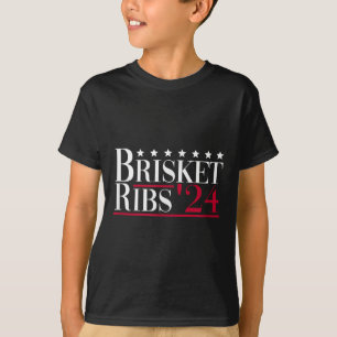 Camiseta Brisket Ribs 2024 - Funny Bbq Barbecue Political E