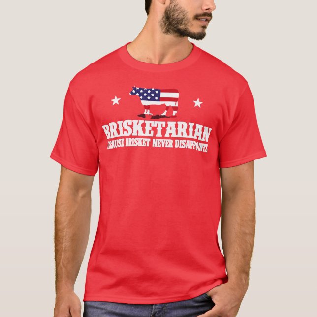 Camiseta Brisketarian porque Brisket nunca decepciona (Anverso)