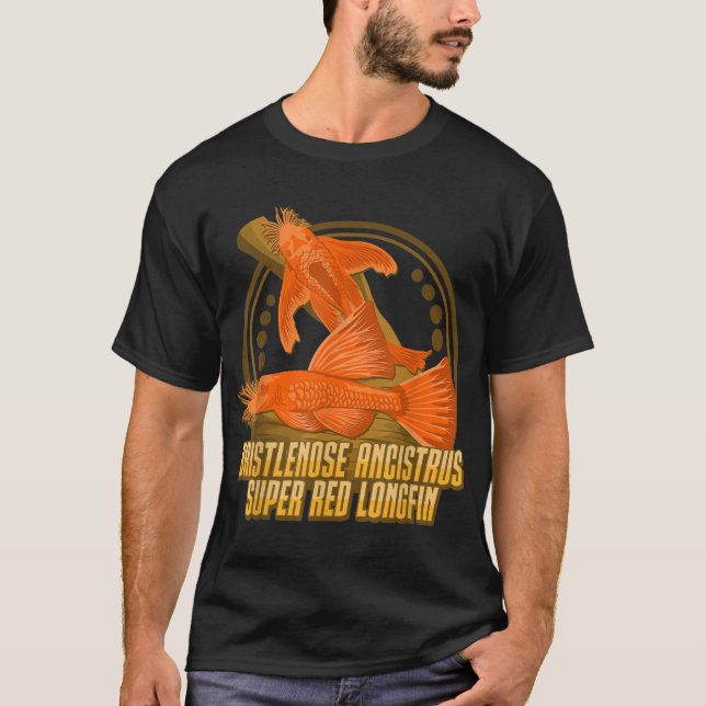 Camiseta Bristlenose Pleco Ancistrus Sucker Aquarium Pescad (Anverso)