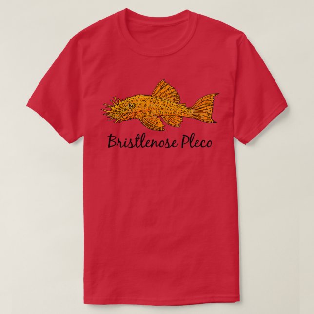 Camiseta Bristlenose Pleco Para todos los amantes del pleco (Diseño del anverso)