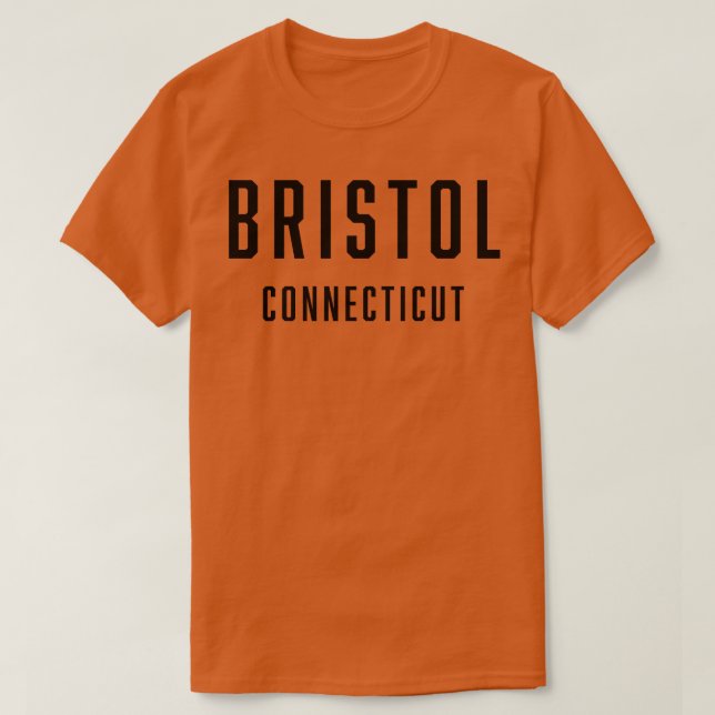 Camiseta Bristol Connecticut TShirt 4 (Diseño del anverso)