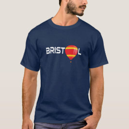 Camiseta Bristol Hot Air Ballooning Guay Typographic