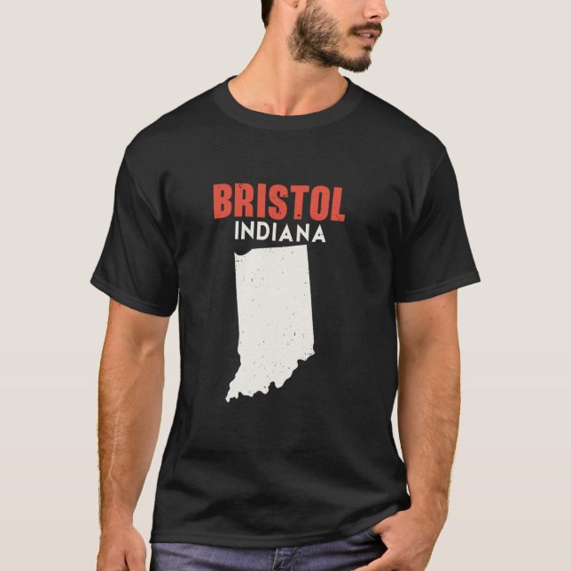 Camiseta Bristol Indiana Estados Unidos de América Viaje In (Anverso)