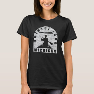 Camiseta Bristol Lake Canoeing Michigan