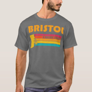 Camiseta Bristol Rhode Island Vintage Molestias