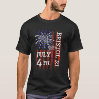 Camiseta Bristol RI 4 de julio Día de la Independencia en l