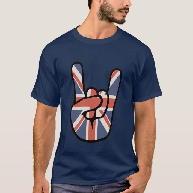Camiseta Brit Rock Hand (Anverso)