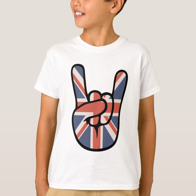Camiseta Brit Rock Hand (Anverso)