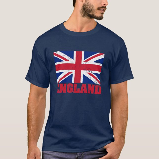 Camiseta británica de la bandera de Union Jack (Anverso)