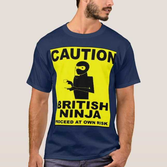 Camiseta británica de Ninja (Anverso)