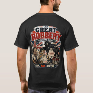 Camiseta Británica de Ropa Urbana de Impuestos