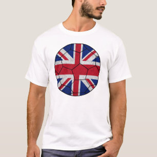 Camiseta BRITÁNICA del balón de fútbol