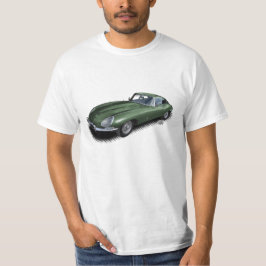 Camiseta británica del coche de deportes de Jaguar