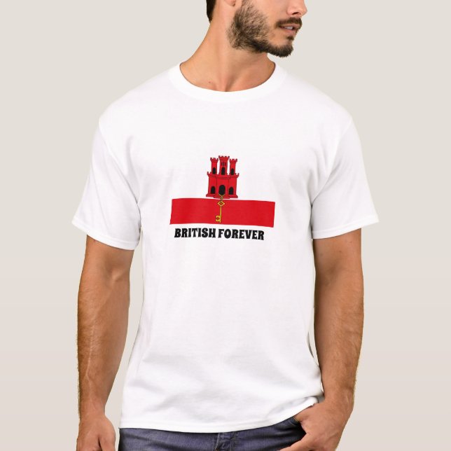 Camiseta Británica Forever de Gibraltar (Anverso)