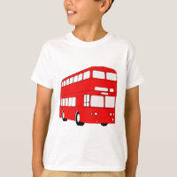 Británico, bus, foto de dos pisos.