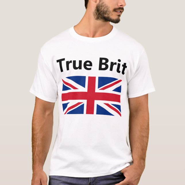 Camiseta Británico verdadero (Anverso)