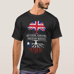 Camiseta Británicos crecidos con el diseño de Chile   de