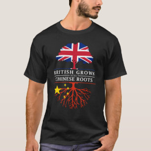 Camiseta Británicos crecidos con el diseño de China   de