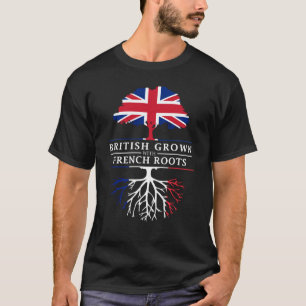 Camiseta Británicos crecidos con el diseño de Francia   de