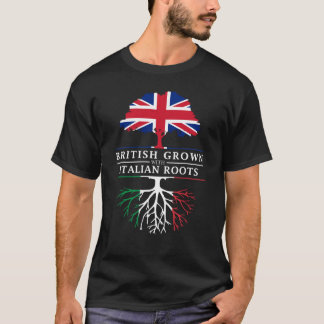 Camiseta Británicos crecidos con el diseño de Italia de