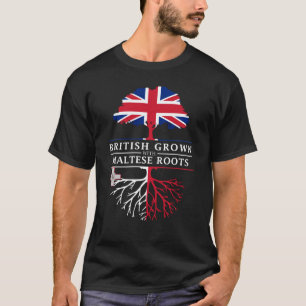 Camiseta Británicos crecidos con el diseño maltés de