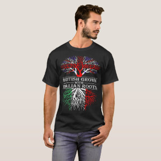 Camiseta Británicos crecidos con el italiano arraigan la
