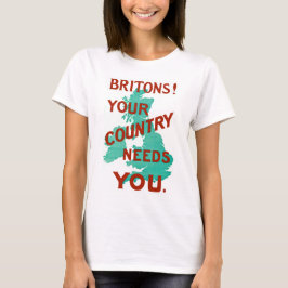 Camiseta ¡Británicos! Tu país te necesita