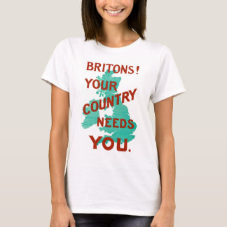 Camiseta ¡Británicos! Tu país te necesita