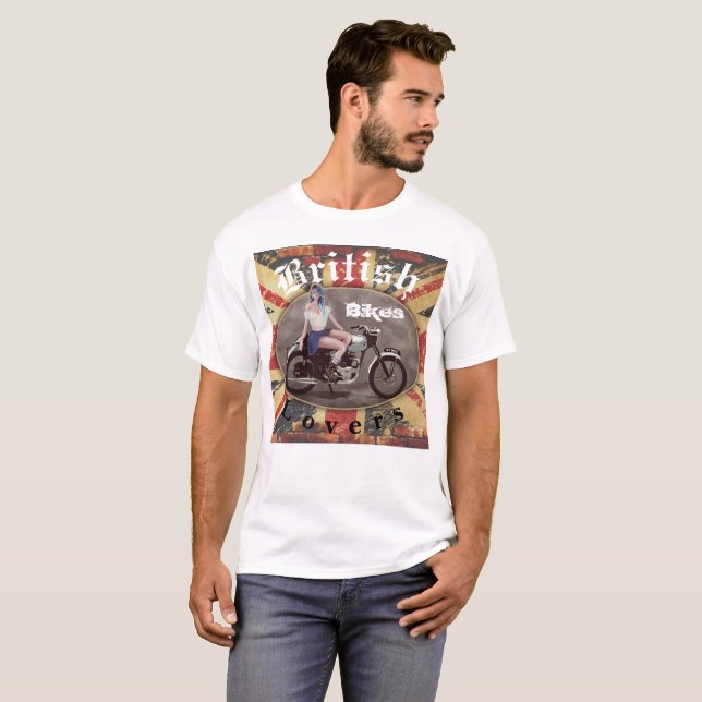 Camiseta british bikes lovers (Anverso completo)