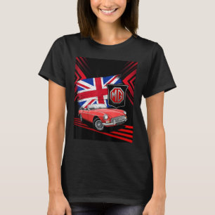Camiseta British Classic Sports Car - MG MGB Convertible