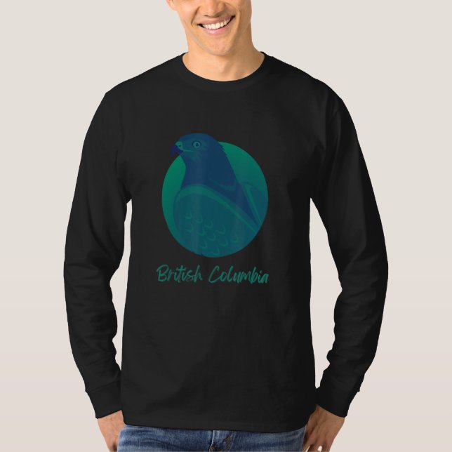 Camiseta British Columbia Bc Osprey Sea Green Raptor Ocean (Anverso)