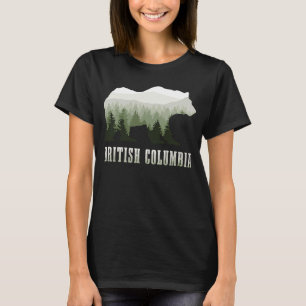 Camiseta British Columbia Canada Grizzly Bear Canadian Natu