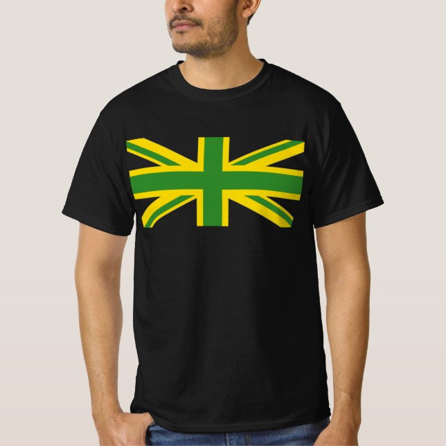 Camiseta British - Jamaican Union Jack Flag  (Anverso)