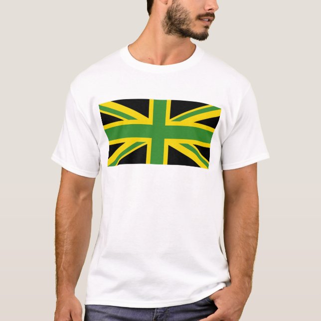 Camiseta British - Jamaican Union Jack Flag  (Anverso)