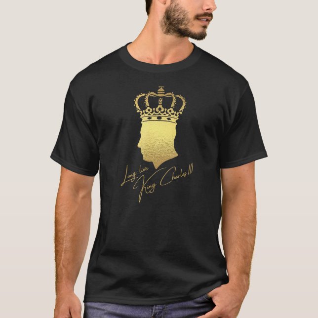 Camiseta British King Long Live The King God Save The King  (Anverso)
