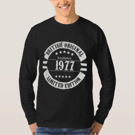 Camiseta British Original 1977, edición limitada!