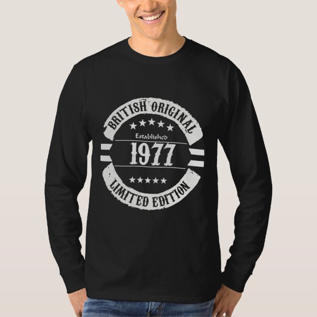 Camiseta British Original 1977, edición limitada! (Anverso)