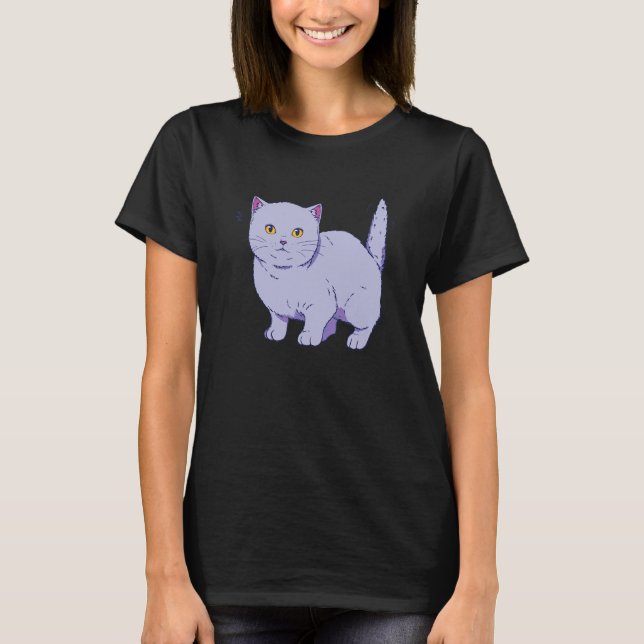Camiseta British Short Hair Cat Cute British Short Hair Cat (Anverso)