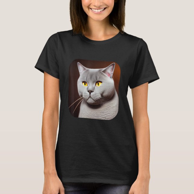 Camiseta British Shorthair Cat (Anverso)