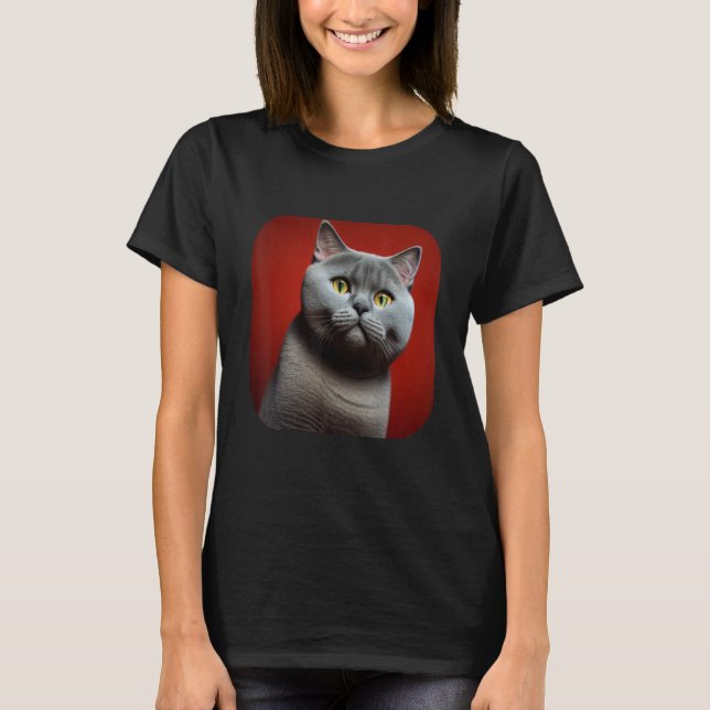 Camiseta British Shorthair Cat 4 (Anverso)