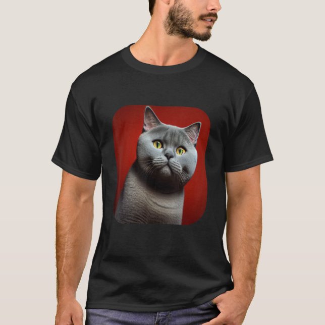 Camiseta British Shorthair Cat 4 (Anverso)