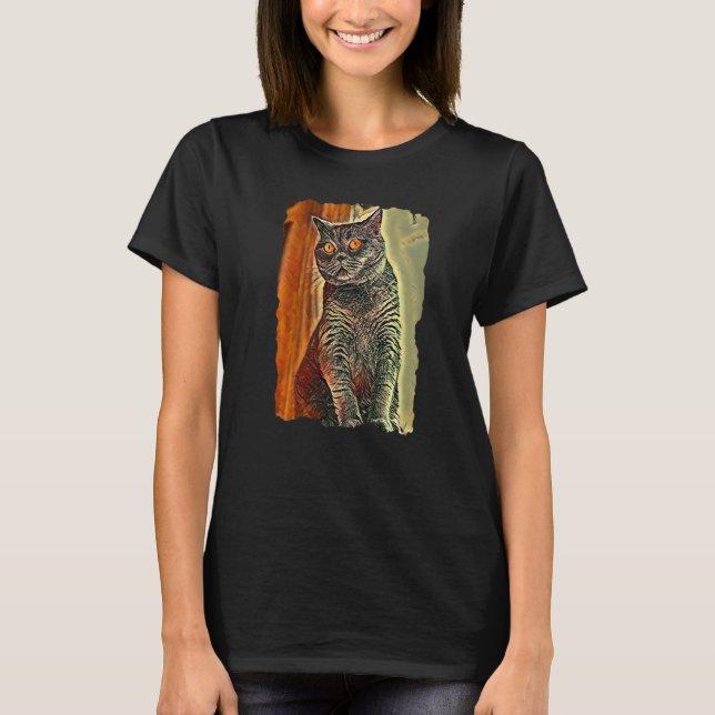 Camiseta British Shorthair Cat Cute Cats Mom And Cat Dad (Anverso)