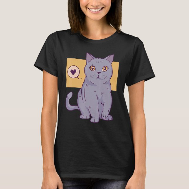 Camiseta British Shorthair Cat Owner Animal  Cute (Anverso)