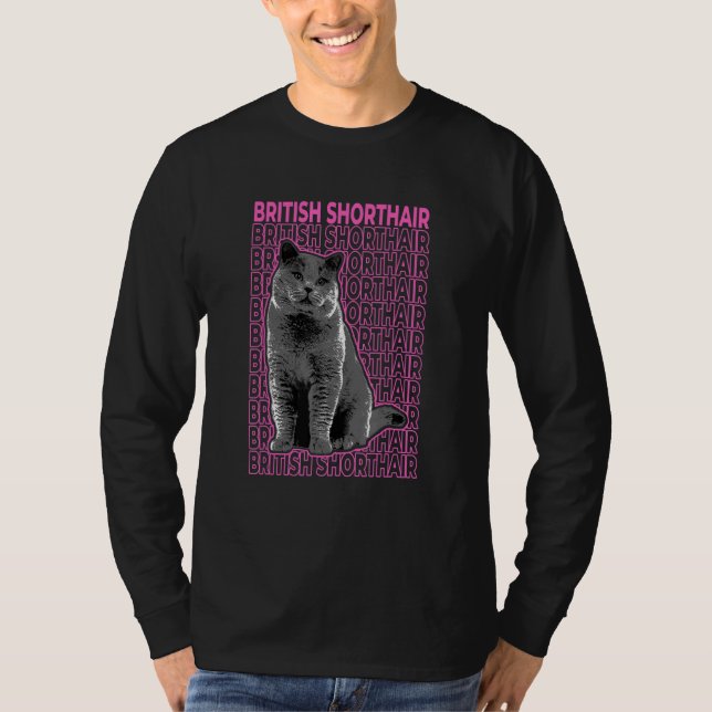 Camiseta British Shorthair Cat Pastel Aesthetic (Anverso)