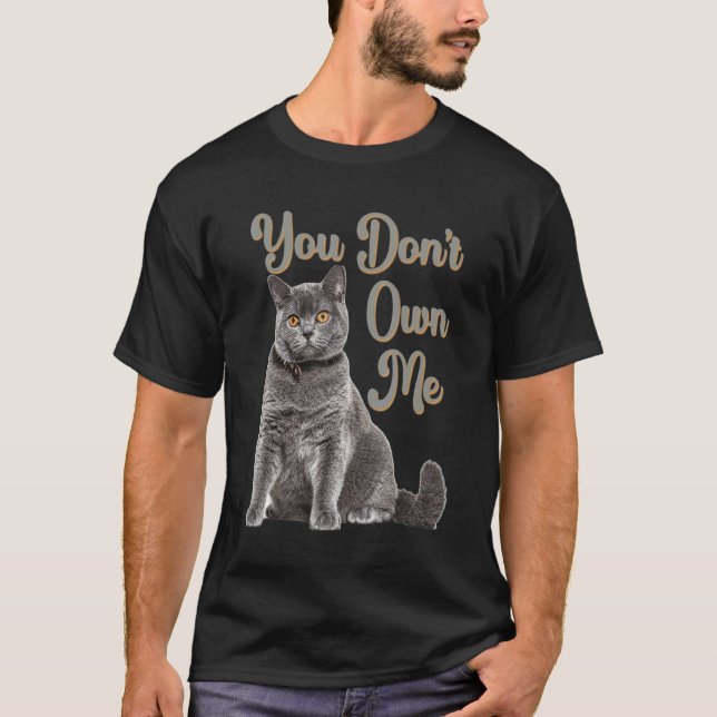 Camiseta British Shorthair Short Hair Cat   Quote Mom Dad (Anverso)