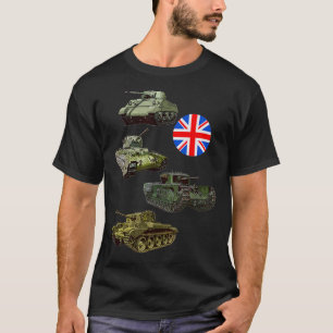Camiseta British Tanks WW2 Cromwell Matilda 