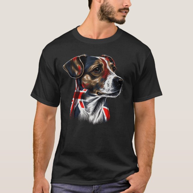 Camiseta British UK Great Britain Jack Russell Terrier (Anverso)