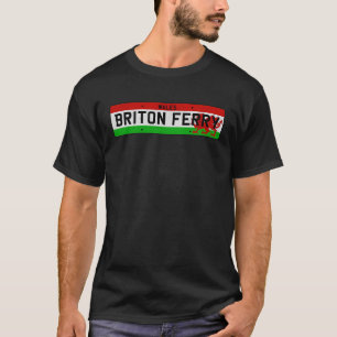 Camiseta Briton Ferry Wales Retro Vintage
