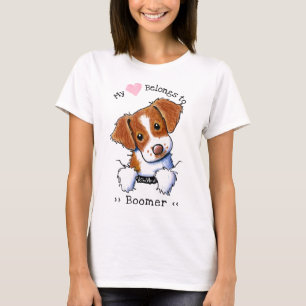 Camiseta Brittany, MI CORAZÓN PERTENECE A
